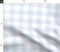 Light Blue Plaid Buffalo Check Pastel Blue Baby White Cottagecore Country Plaid Farmhouse Custom Printed Fabric by Spoonflower Various Fabrics by the Yard or Fat Quarter